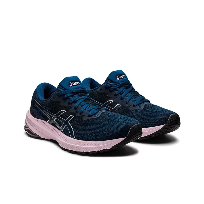 Asics GT 1000 11 Wide 'Mako Blue Barely Rose' Women's-2