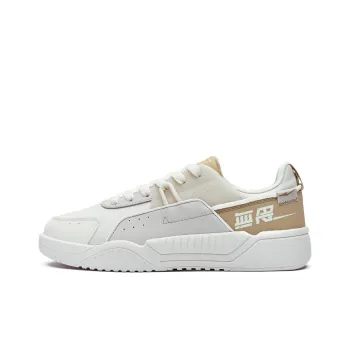 Erke Fearless Low Top Skateboard Shoes Men's White Light Brown