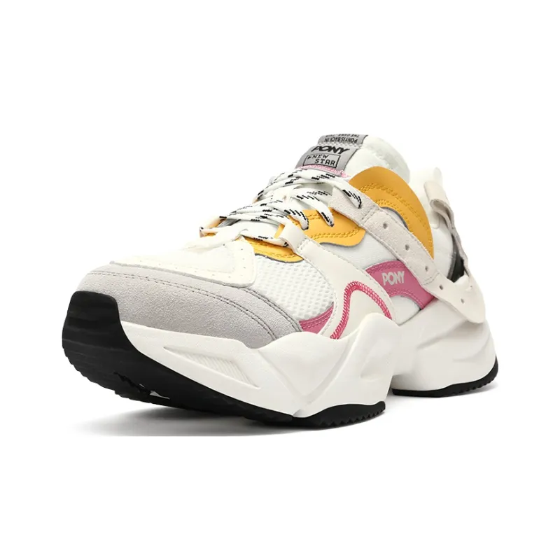 Pony Casual Shoes Unisex Low-Top Gray/White/Earth Yellow-1