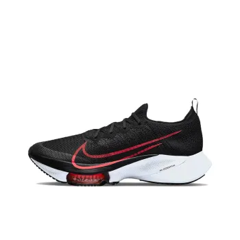 Nike Air Zoom Tempo Next% Flyknit Black Flash Crimson White
