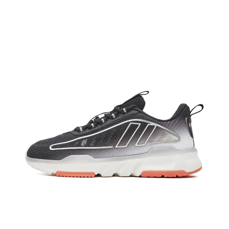 Erke Low-Top Running Shoes Women's Black Orange Pink-0