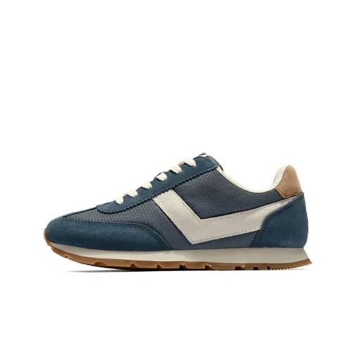 PONY Soho Wear Resistant Low Top Running Shoes Women's Blue