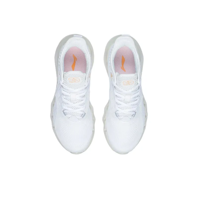 LiNing Low Top Running Shoes Women's White-3