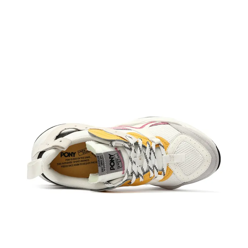 Pony Casual Shoes Unisex Low-Top Gray/White/Earth Yellow-3