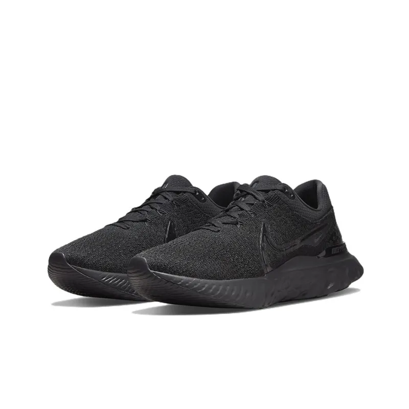 Nike React Infinity Run Flyknit 3 Triple Black-2