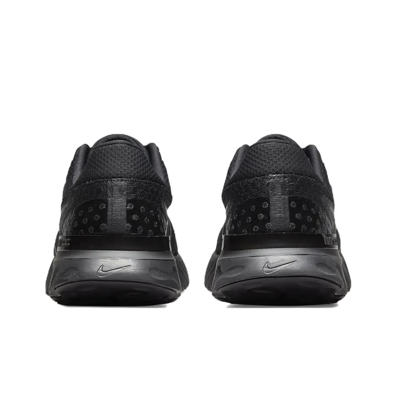 Nike React Infinity Run Flyknit 3 Triple Black-4