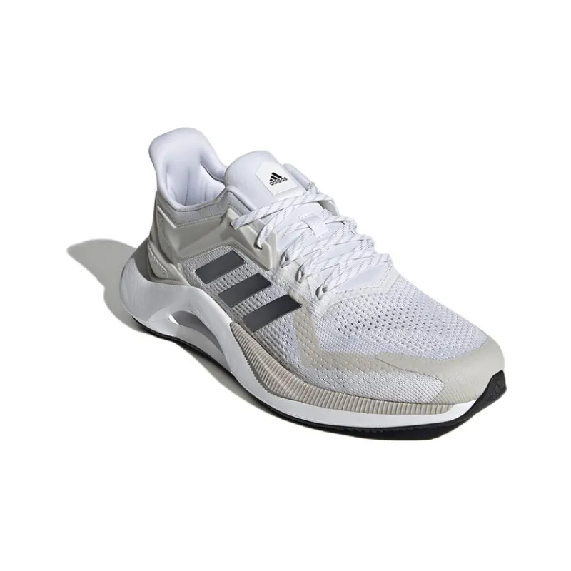 Adidas Alphatorsion 2.0 Breathable Low-Top Running Shoes Men's White-2