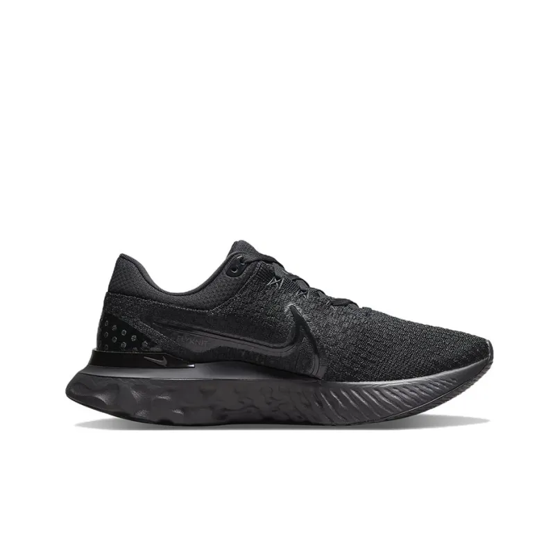 Nike React Infinity Run Flyknit 3 Triple Black-1