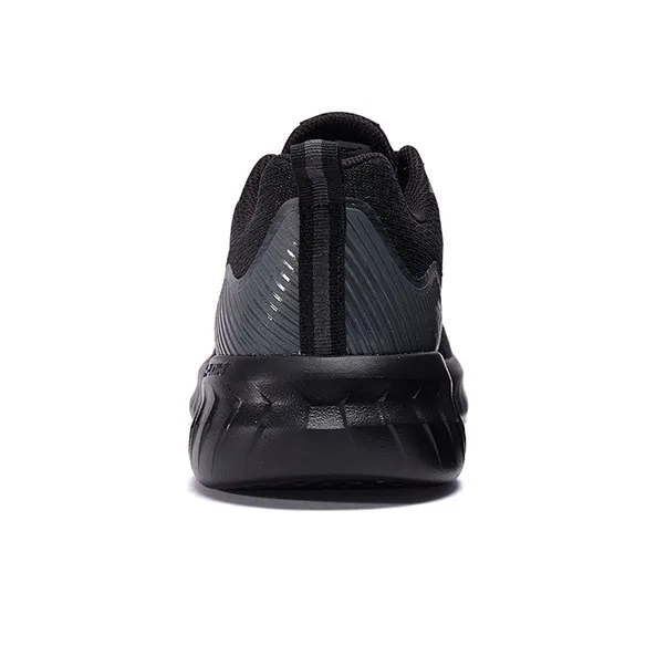XTEP Cushioning Abrasion Resistant Breathable Low Top Running Shoes Men's Black-3