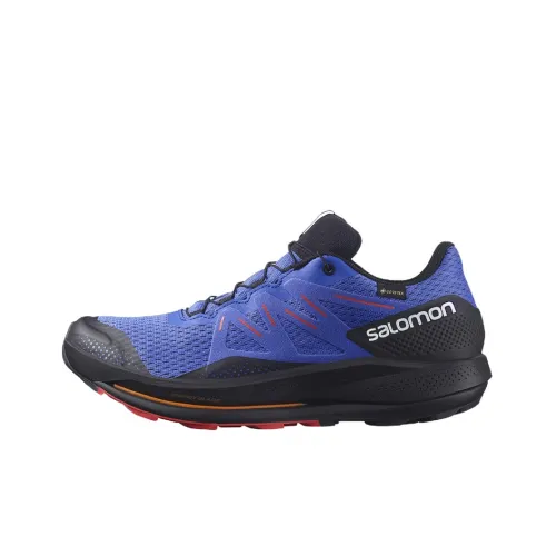 SALOMON Pulsar Trail Running Shoes Men Low-Top Blue/Black