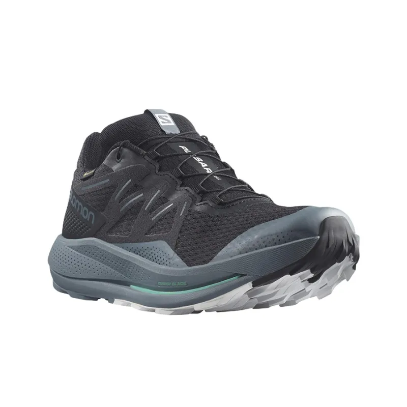 SALOMON Pulsar Trail Wear-Resistant Low-Top Running Shoes Men's Black-1