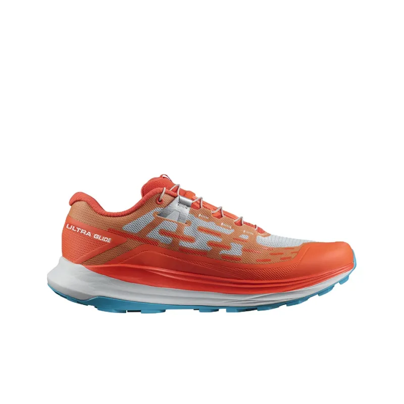 SALOMON Ultra Glide Durable Breathable Low Top Shoes Men's Blue Orange-1