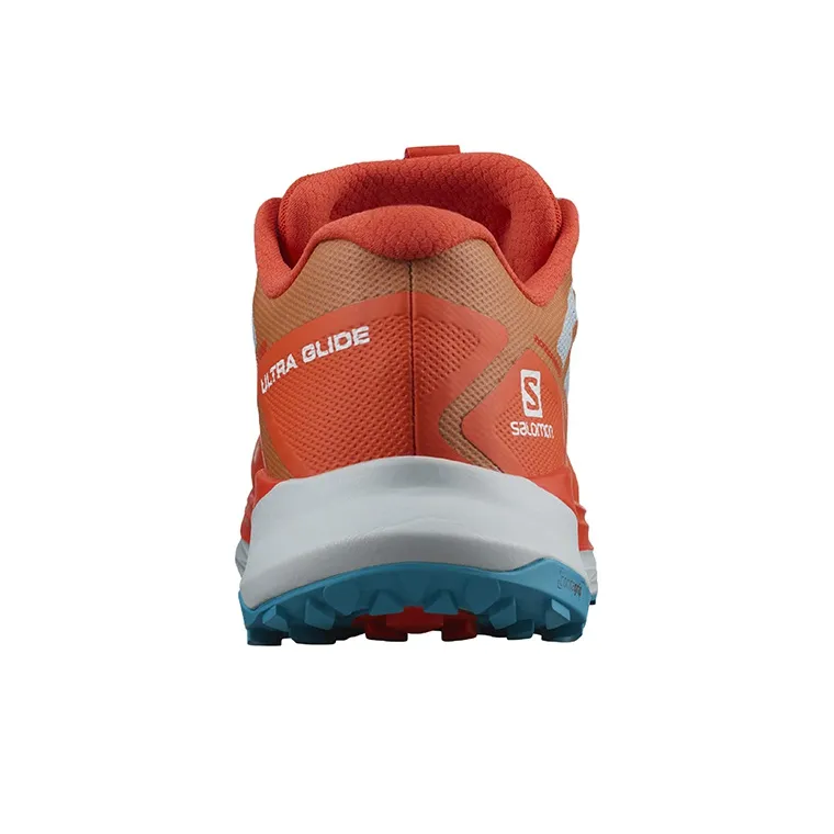 SALOMON Ultra Glide Durable Breathable Low Top Shoes Men's Blue Orange-4