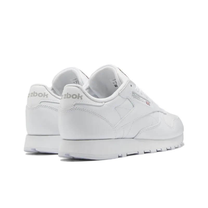 Reebok Classic Leather Footwear White Pure Grey 3 Women's-3