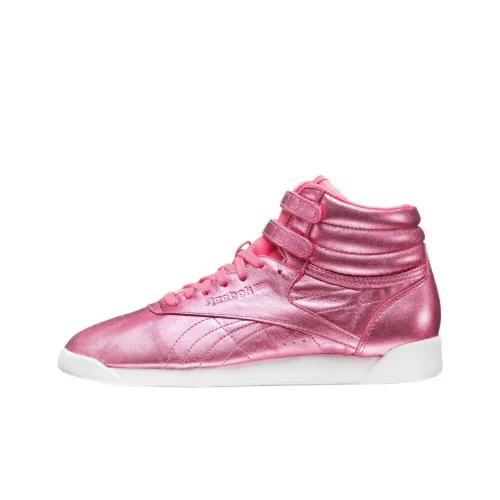 Reebok Freestyle Hi Metallic Sharp Pink Women's