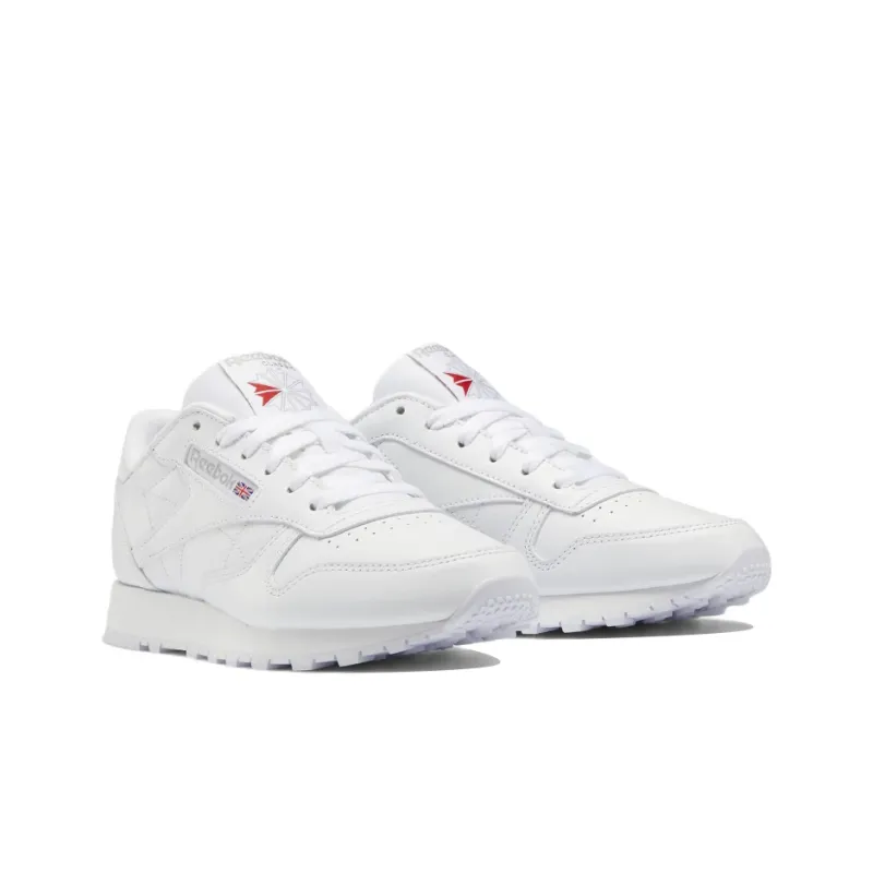 Reebok Classic Leather Footwear White Pure Grey 3 Women's-2