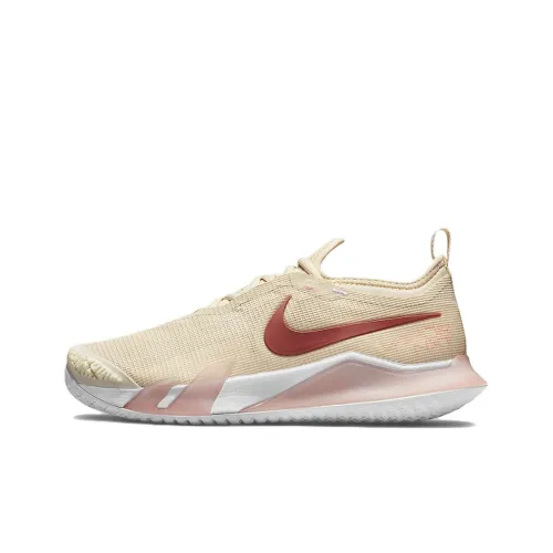 Nike React Vapor Tennis Shoes Women's Low-Top Orange/Red