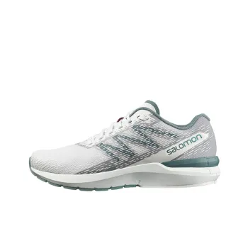SALOMON Sonic 5 Wear Resistant Low Top Running Shoes Men's Gray Green