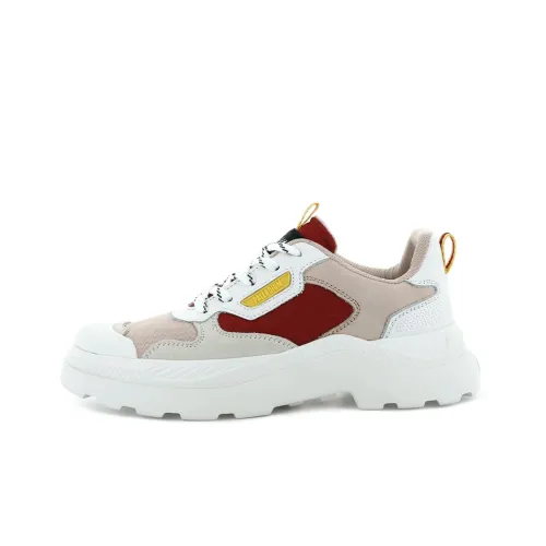 Palladium Casual Shoes Unisex Low-Top White/Pink/Red