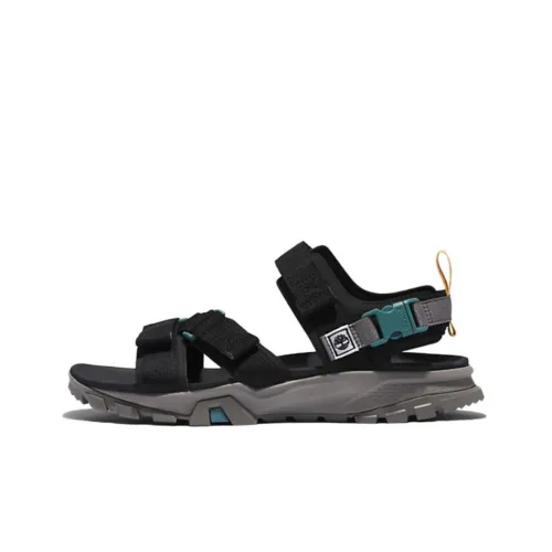 Timberland Garrison Trail Beach Sandals Men Black/Gray/Green