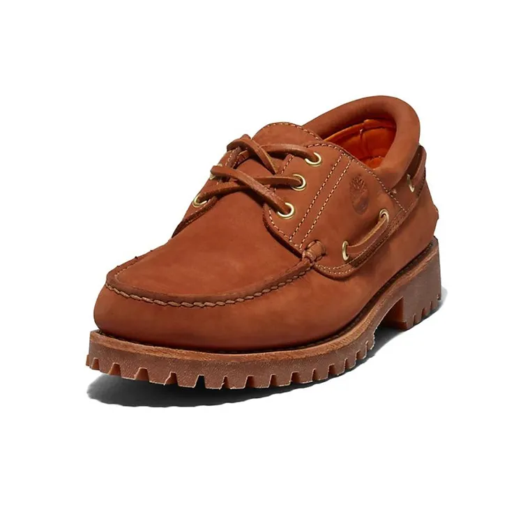 Timberland 3-Eye Casual Shoes Men Low-Top Coffee Brown-2