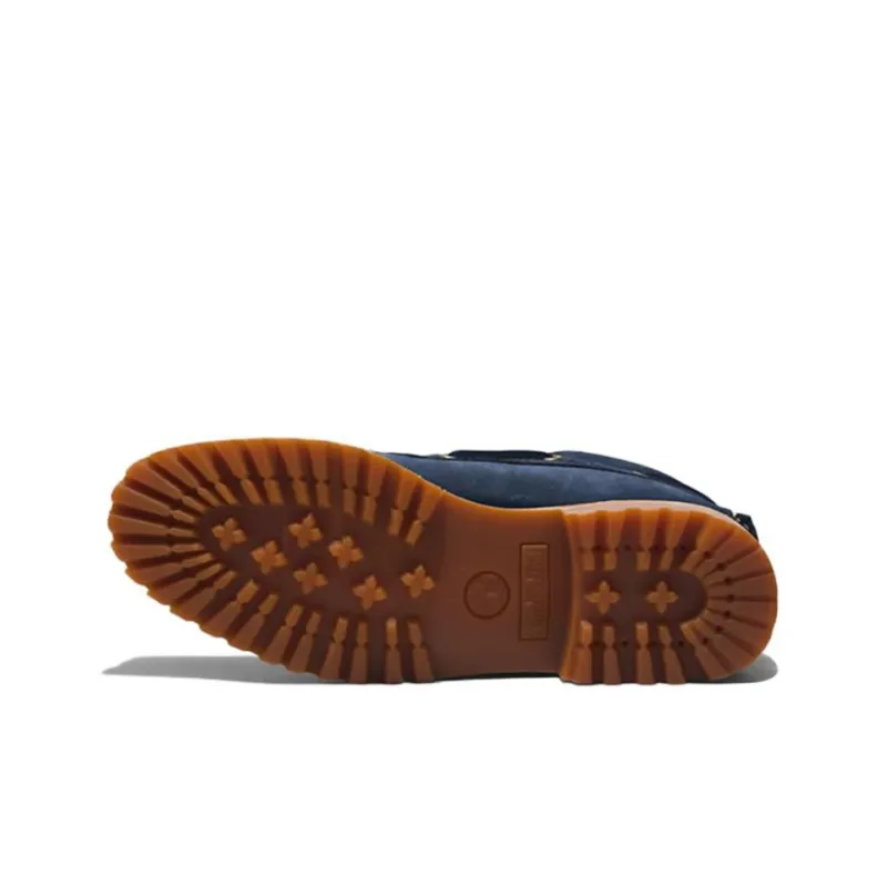 Timberland 3-Eye Casual Shoes Men Low-Top Marine Blue/Brown-5