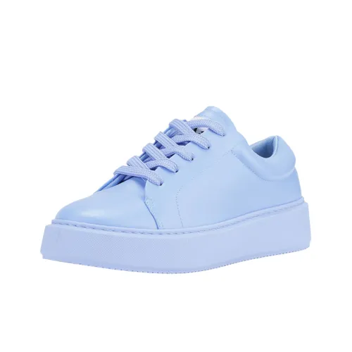 GANNI Skateboard Shoes Women's Low-Top Blue