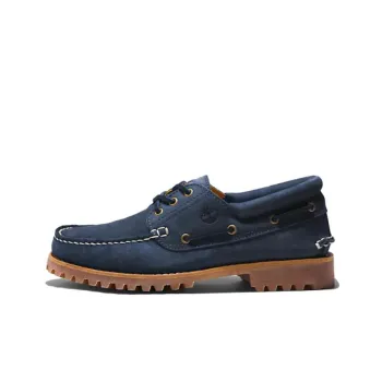 Timberland 3-Eye Casual Shoes Men Low-Top Marine Blue/Brown