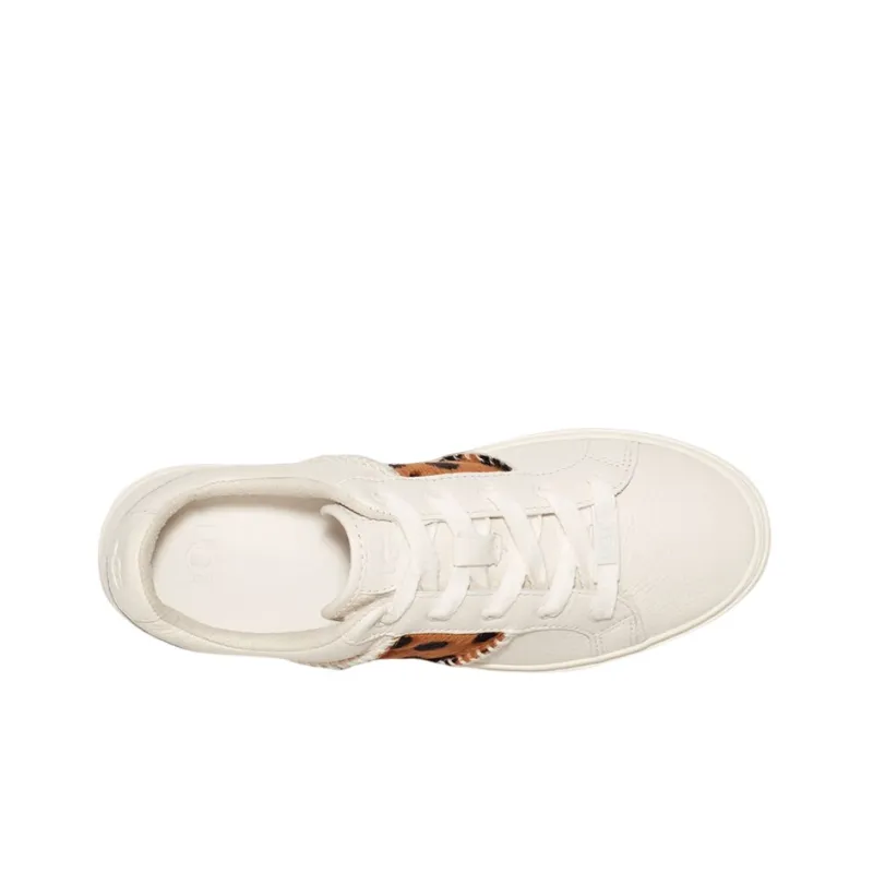 UGG Dinale Stylish Skateboarding Shoes Women's White-4