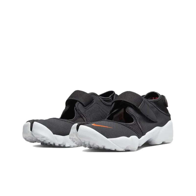 Nike Air Rift Breathe Black Rush Orange Women's-2