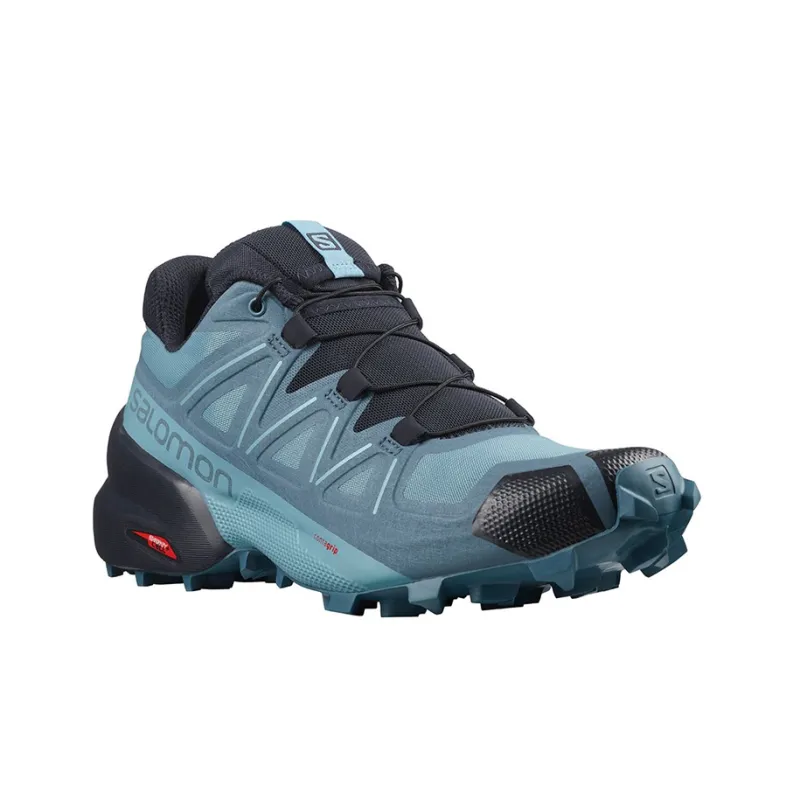 SALOMON Speedcross 5 Wear-Resistant Low-Top Running Shoes Women's Blue Black-1