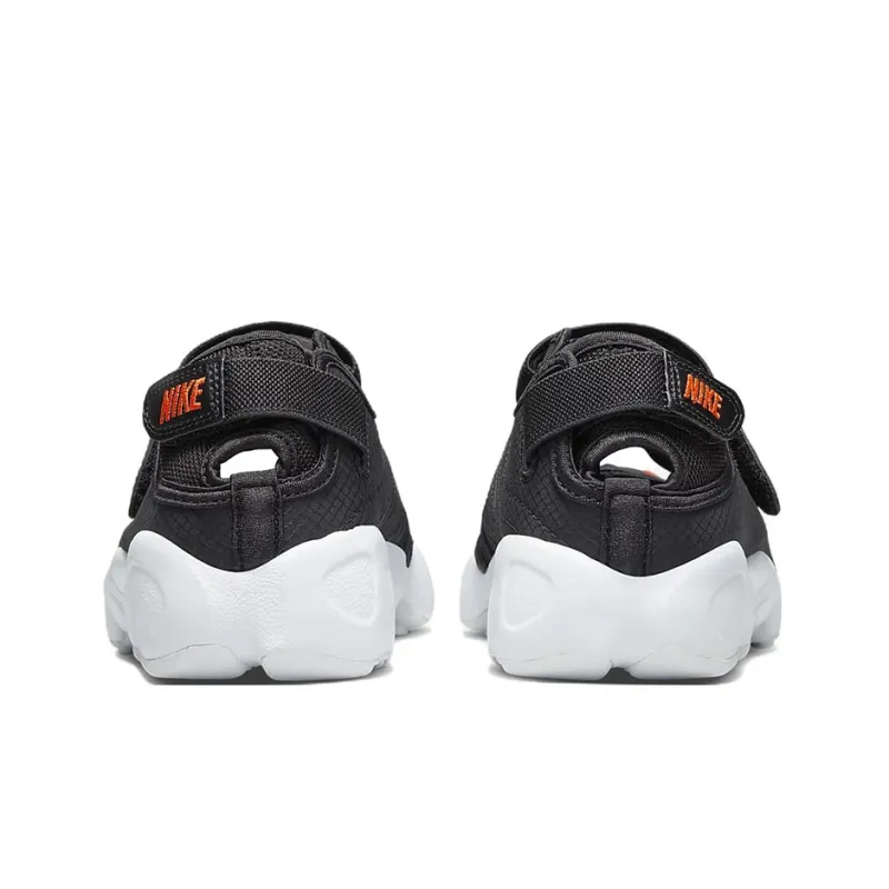 Nike Air Rift Breathe Black Rush Orange Women's-4