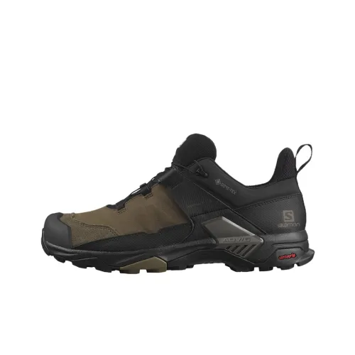 SALOMON X Ultra 4 Hiking / Trekking Shoes Men Low-Top Black/Brown