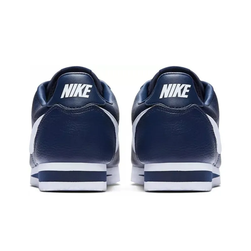 Nike Classics Cortez Leather Midnight Navy White-4
