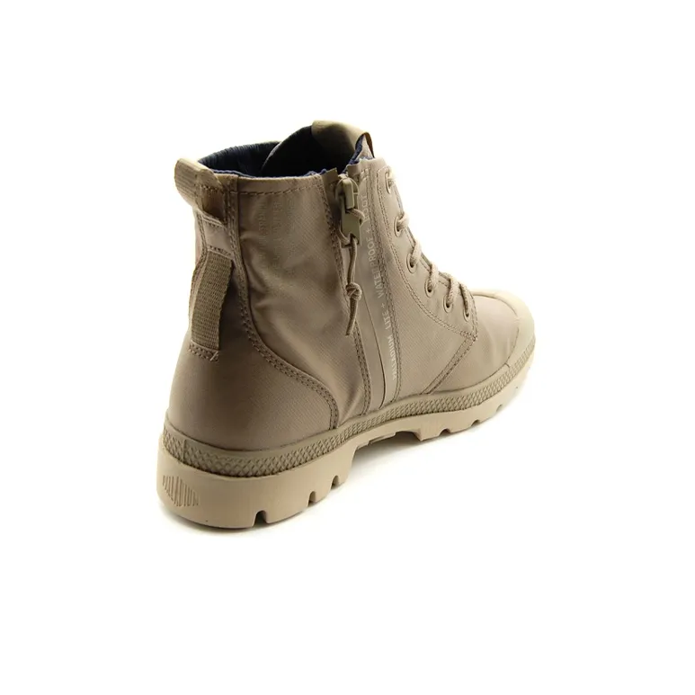 Palladium Pampa Outdoor Boots Unisex High Top Light Brown-3