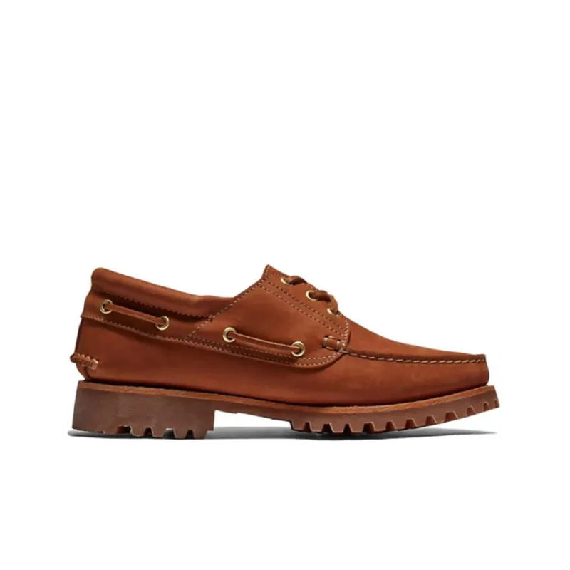 Timberland 3-Eye Casual Shoes Men Low-Top Coffee Brown-1