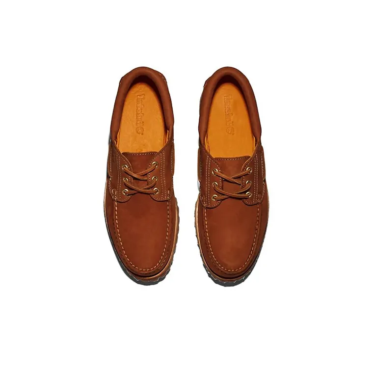 Timberland 3-Eye Casual Shoes Men Low-Top Coffee Brown-3