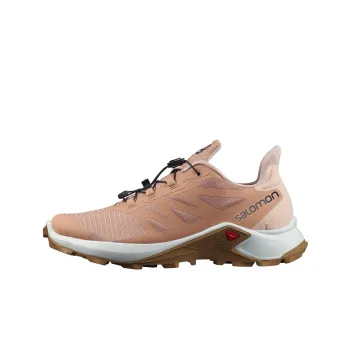 SALOMON Anti-Slip Wear-Resistant Low-Top Running Shoes Women's Dusty Pink