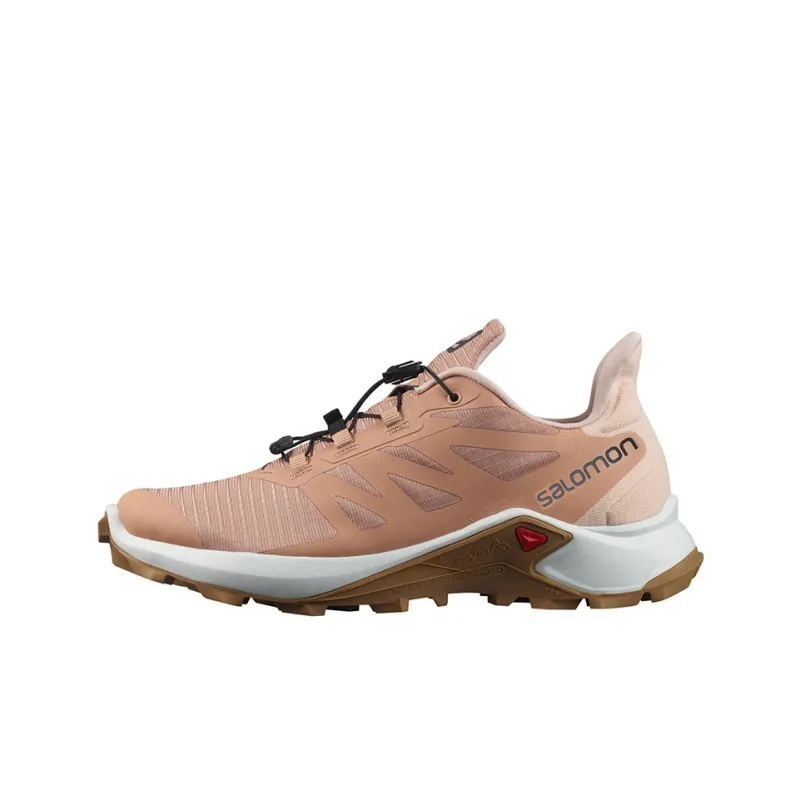 SALOMON Anti-Slip Wear-Resistant Low-Top Running Shoes Women's Dusty Pink-0
