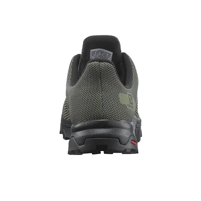 SALOMON Outline Prism Running Shoes Men Low-Top Olive Green/Black-4