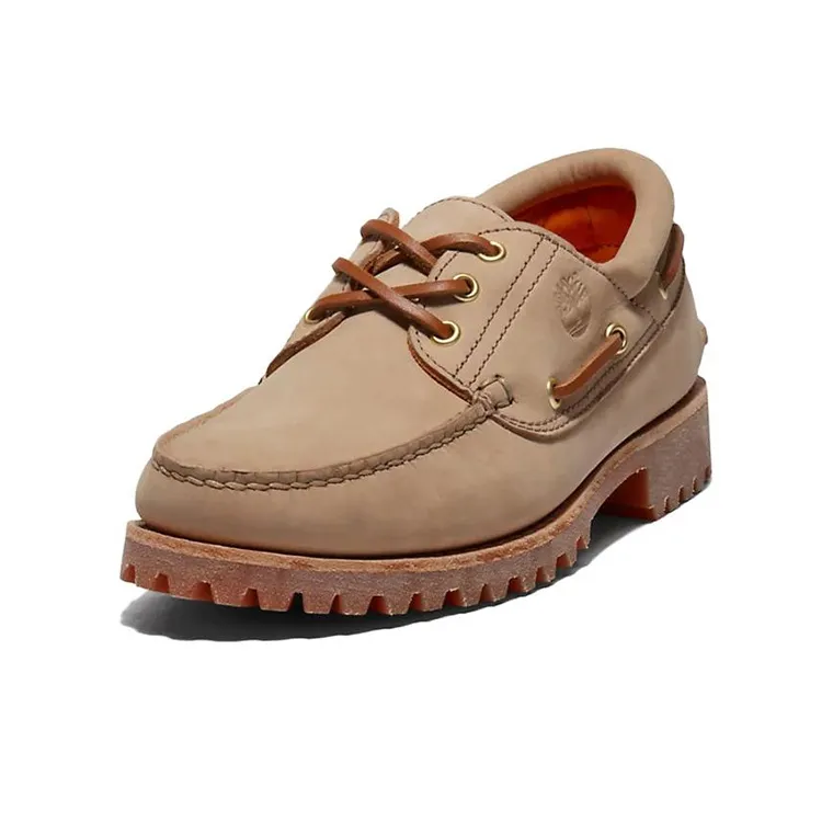 Timberland 3-Eye Casual Shoes Men Low-Top Khaki-2