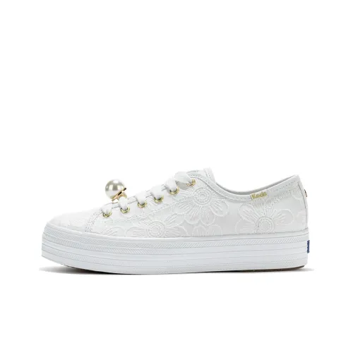 Keds Skateboard Shoes Women's Low-Top White