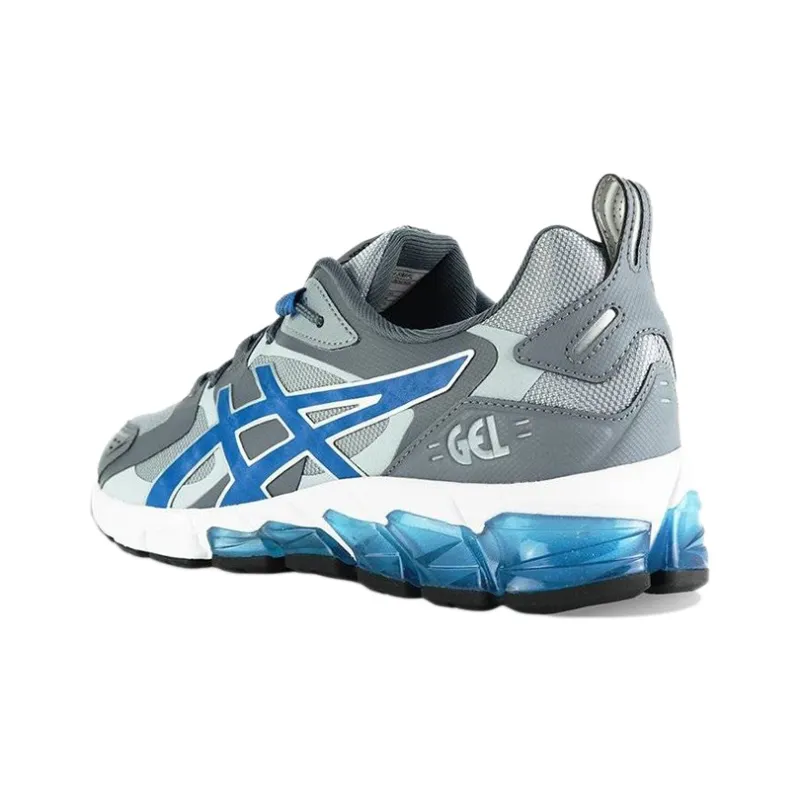 Asics Gel-Quantum 180 Cushioned Wear-Resistant Breathable Low-Top Running Shoes Men's Gray Blue-3