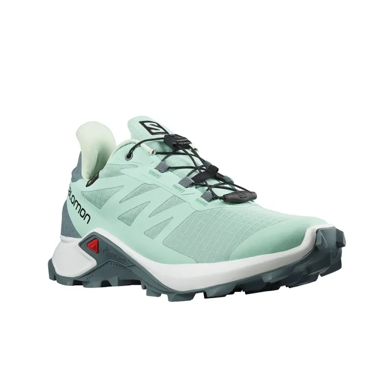SALOMON Supercross 3 Anti-Slip Wear-Resistant Low-Top Running Shoes Women's Mint Green-1