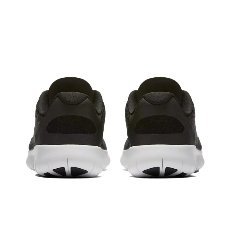 Nike Free Rn 2017 Black White Dark Grey GS-4
