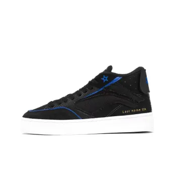 STA x LiNing Wave 180 Anti Slip Wear Resistant Mid Top Skateboard Shoes Women's Black Blue