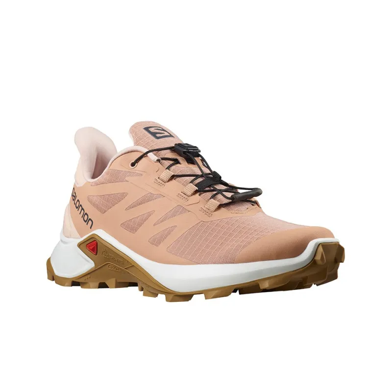 SALOMON Anti-Slip Wear-Resistant Low-Top Running Shoes Women's Dusty Pink-1