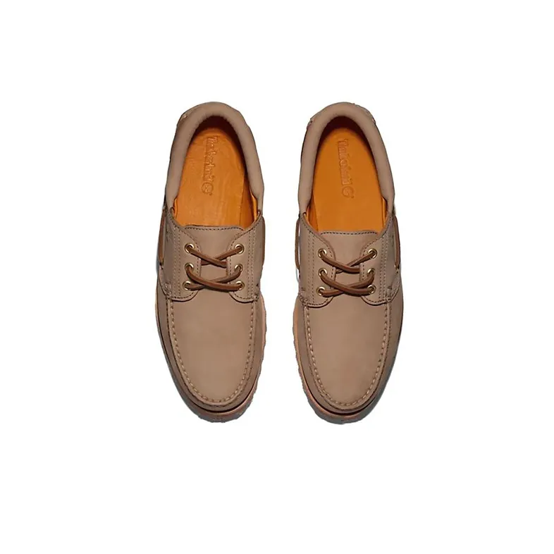 Timberland 3-Eye Casual Shoes Men Low-Top Khaki-3