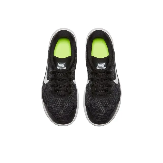 Nike Free Rn 2017 Black White Dark Grey GS-3