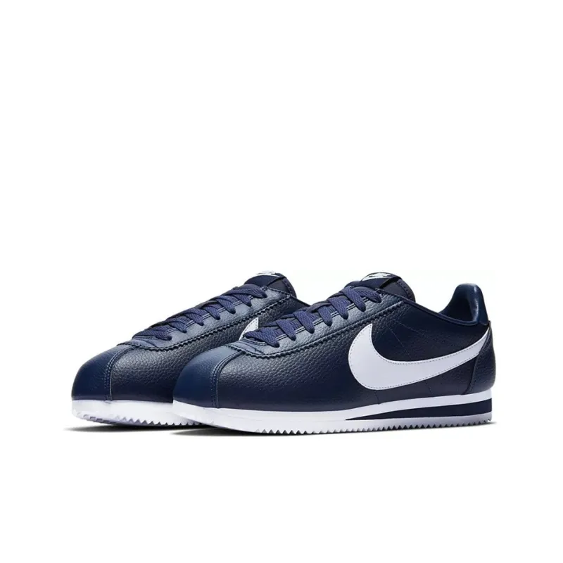 Nike Classics Cortez Leather Midnight Navy White-2
